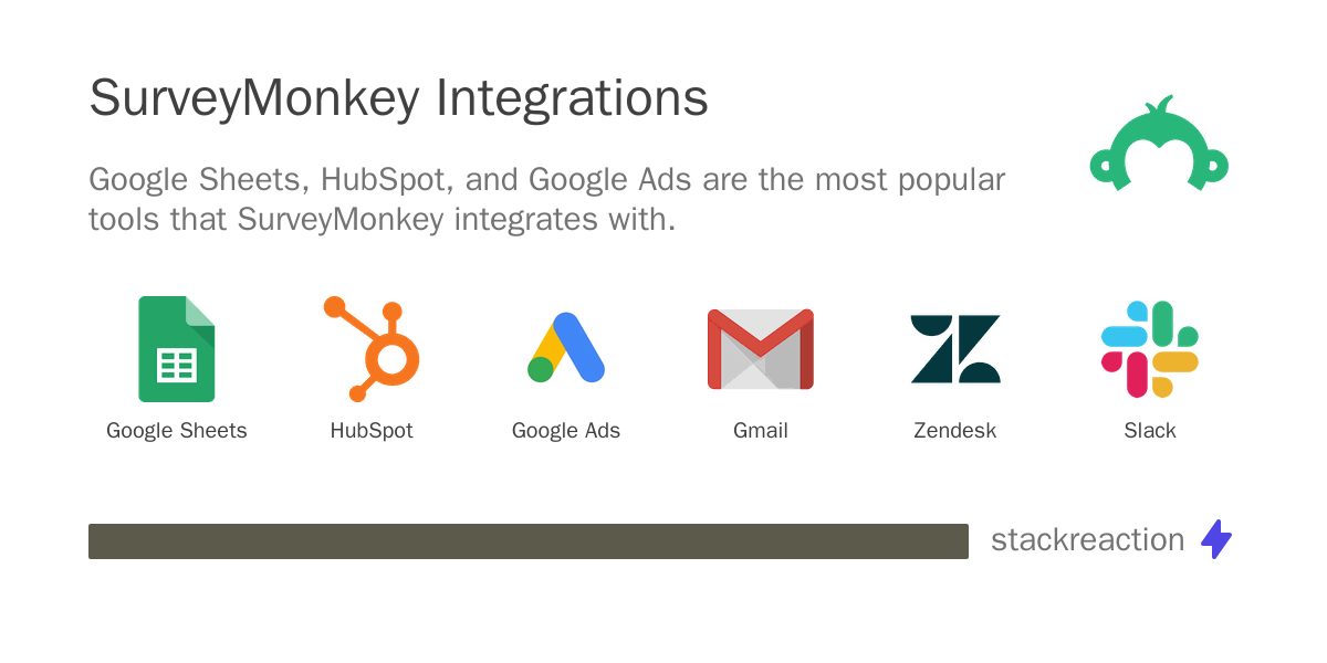 SurveyMonkey Integration & Workflow Automation 2026 - StackReaction