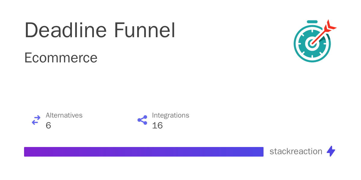 Deadline Funnel Integrations, Alternatives and more in 2023
