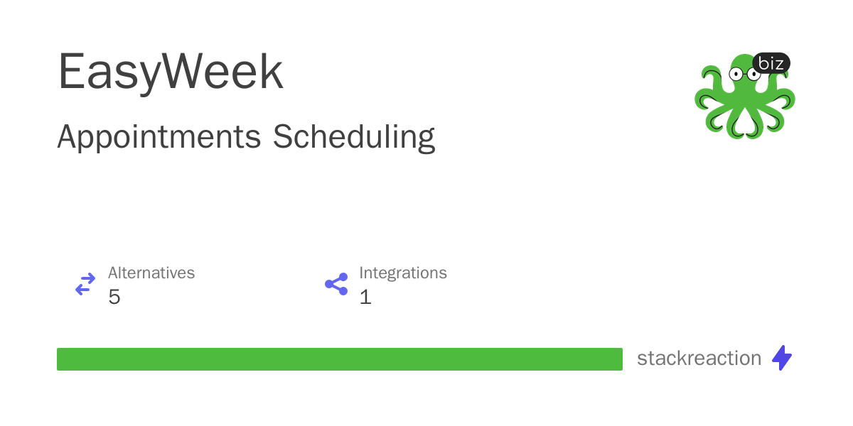 EasyWeek Integrations, Alternatives and more in 2025