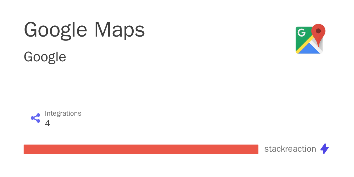 Google Maps Integrations Alternatives - Google Maps