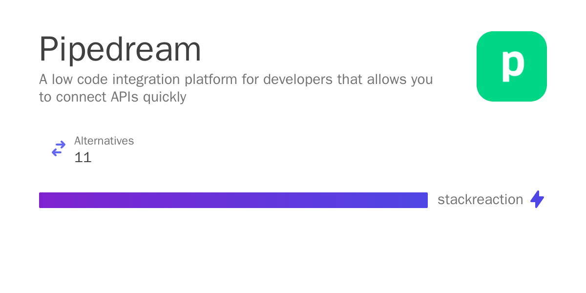 Pipedream Integrations, Alternatives and more in 2025