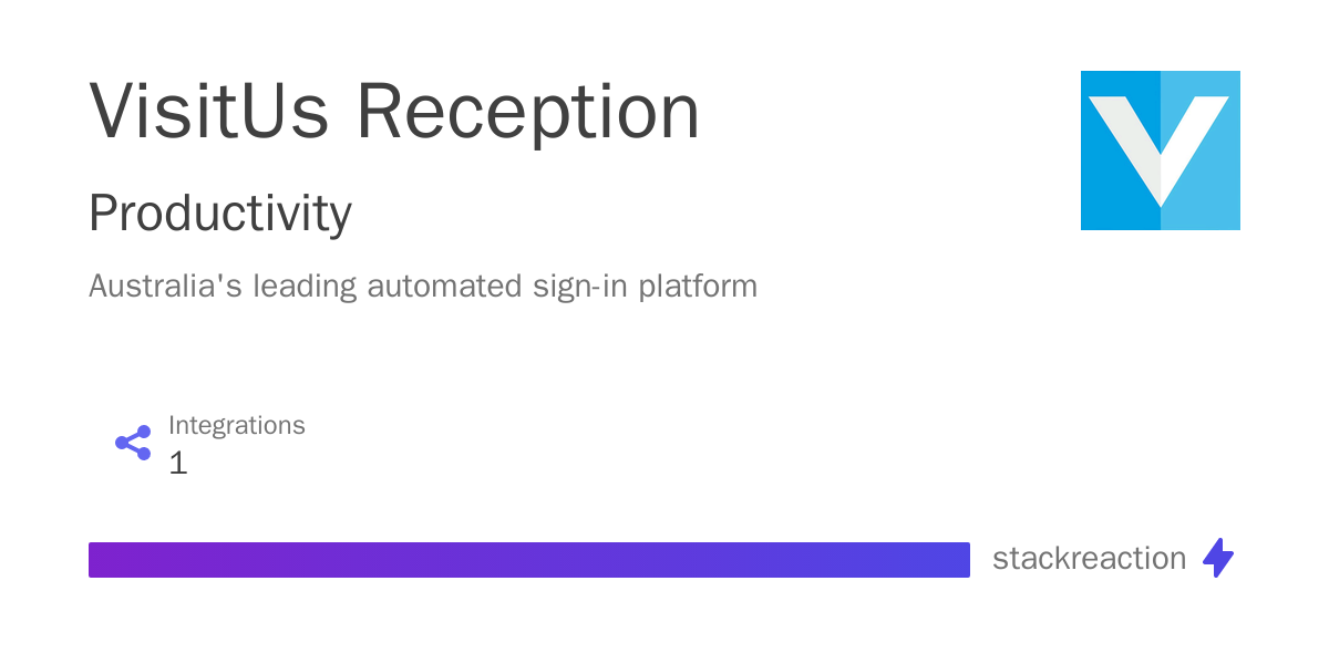 VisitUs Reception Integrations, Alternatives and more in 2025