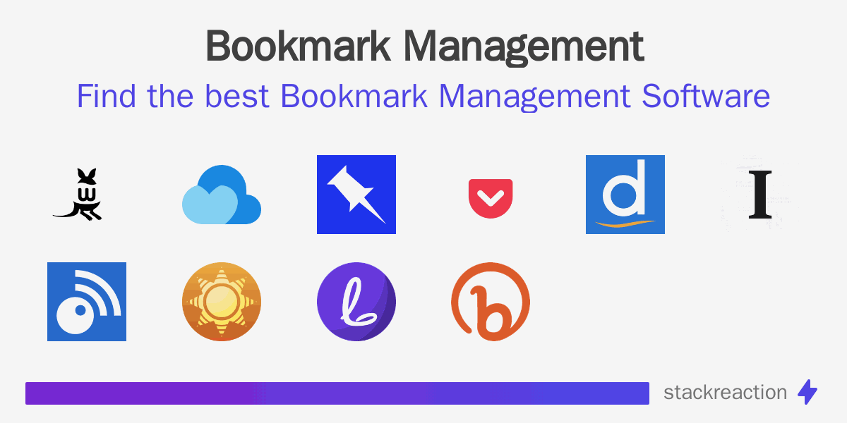 Find the best Bookmark Management Software