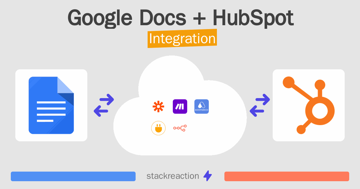 How to connect Google Docs and HubSpot - App Integrations - Stackreaction